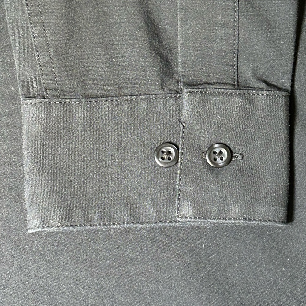 Van Heusen Men’s Slim Fit Flex 3 Black Size Large 16-16 1/2, 32/33 - Picture 8 of 9